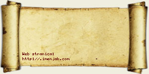 Jovana Natošević vizit kartica